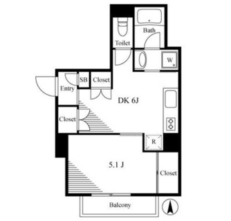 東京都目黒区下目黒２丁目 賃貸マンション 1DK