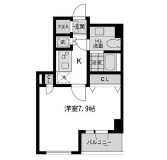 東京都北区中里１丁目 賃貸マンション 1K