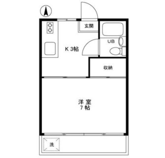 東京都北区上中里１丁目 賃貸アパート 1K