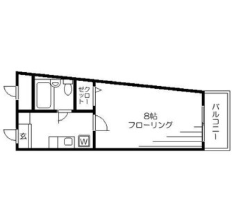 東京都北区岸町１丁目 賃貸マンション 1K