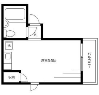 東京都北区志茂５丁目 賃貸マンション 1R