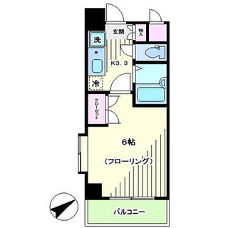 東京都文京区白山１丁目 賃貸マンション 1K