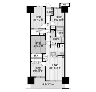 東京都北区豊島５丁目 賃貸マンション 4LDK以上