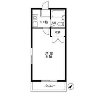 東京都文京区本駒込５丁目 賃貸マンション 1K