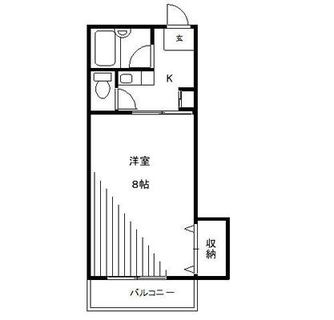 東京都北区中里２丁目 賃貸マンション 1K