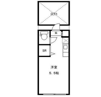 東京都北区滝野川１丁目 賃貸アパート 1R