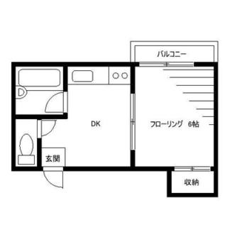 東京都北区中里２丁目 賃貸アパート 1DK