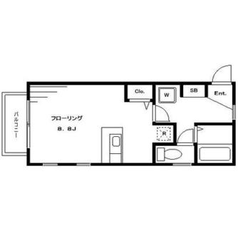 東京都北区中里３丁目 賃貸マンション 1R