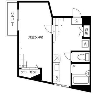 東京都北区滝野川２丁目 賃貸マンション 1K