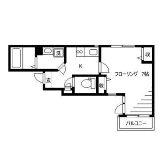 東京都北区赤羽１丁目 賃貸マンション 1K