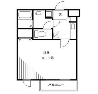 東京都北区中里３丁目 賃貸マンション 1K