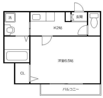 東京都北区岩淵町 賃貸マンション 1K