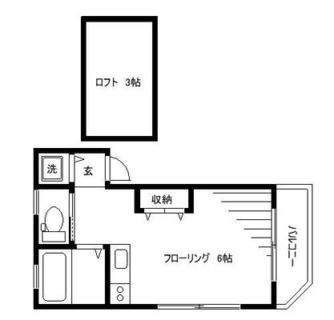 東京都北区上中里１丁目 賃貸アパート 1R