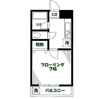 東京都北区志茂４丁目 賃貸マンション 1K