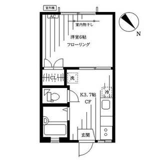 東京都豊島区駒込４丁目 賃貸アパート 1K