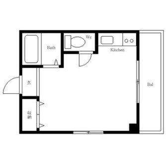 東京都文京区白山５丁目 賃貸マンション 1R