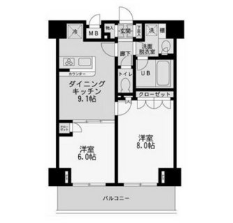 東京都北区赤羽２丁目 賃貸マンション 2DK