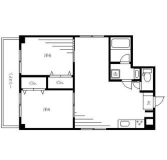 東京都北区中里１丁目 賃貸マンション 2LDK