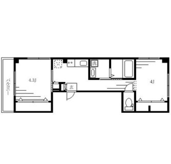 東京都文京区本駒込５丁目 賃貸マンション 2K