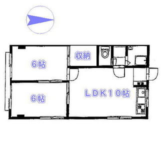 東京都北区岸町１丁目 賃貸マンション 2LDK