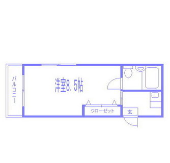 東京都北区中里３丁目 賃貸マンション 1K